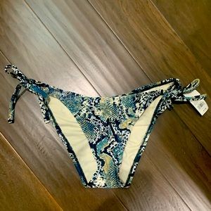 Snake skin bikini bottom